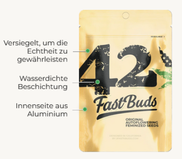 Samen 3x Original Blueberry Automatik Fast Buds